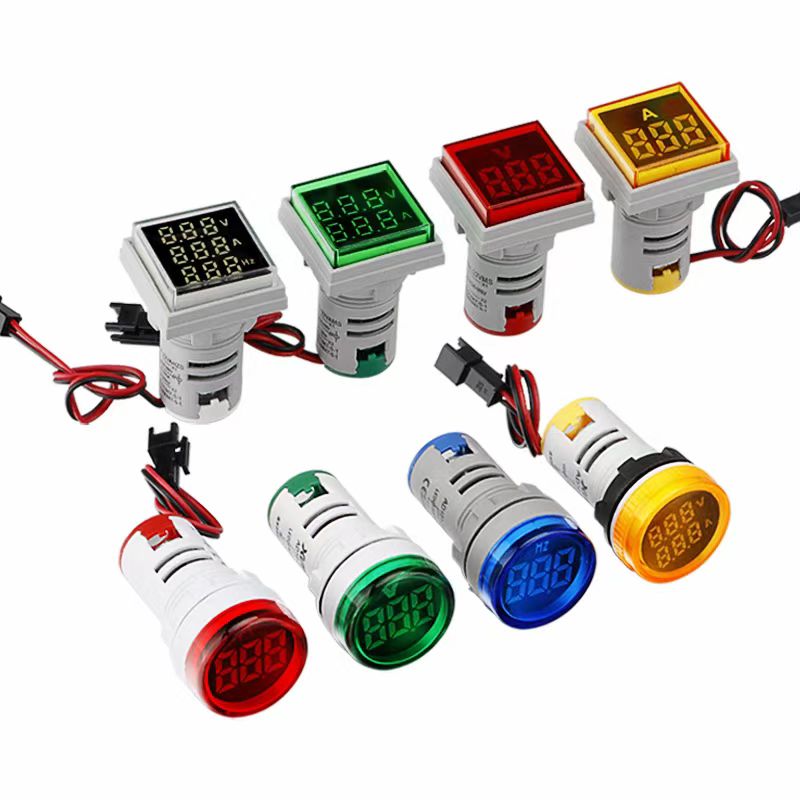 MMM MIMI FIMI TOLTMETER / Ammeter / Hertz Meter LED ඩිජිටල් දර්ශක ආලෝකය ආලෝකය