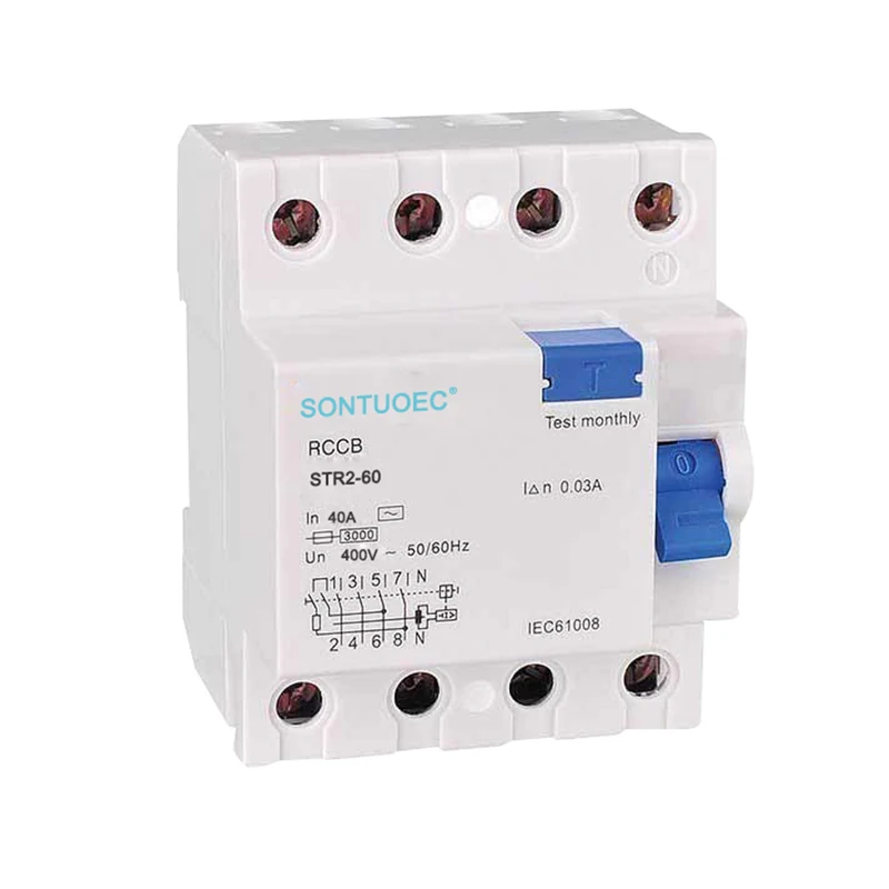 4p 63A / 30mA RCD AC වර්ගය