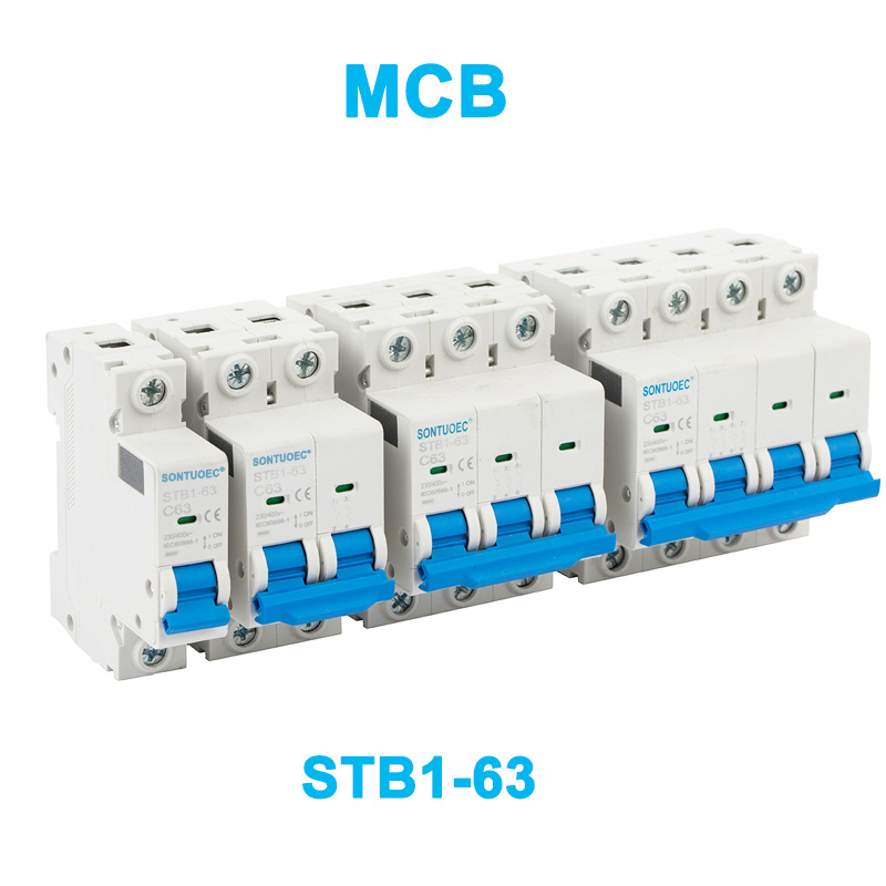 තරඟකාරී c65 ව්යුහය Stb1-63 ශ්රේණි කුඩා පරිපථ බ්රේකර් MCB