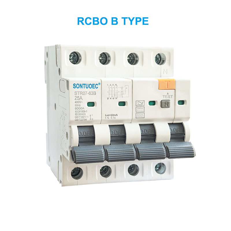 Stro7-6b rcbo b ටයිප් 2p 4p අවශේෂ වත්මන් පරිපථ කඩනය